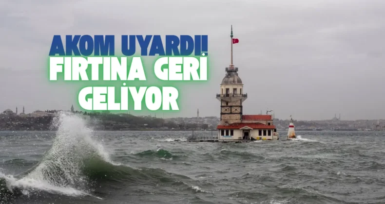 İstanbul için uyarı yenilendi! Hızı 90 km’ye ulaşacak…
