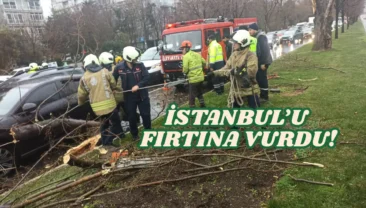 İstanbul’da fırtına etkisini artırıyor