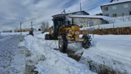Kahramanmaraş kırsalında karla mücadele çalışmaları sürüyor