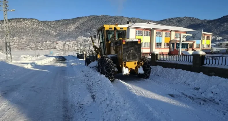 Kahramanmaraş’ta karla mücadele seferberliği