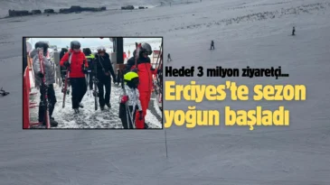 Erciyes Kayak Merkezi’nde sezonun hedefi: 3 milyon ziyaretçi!