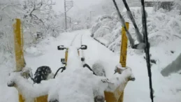 Ordu karla mücadelede tüm ekipleriyle sahada