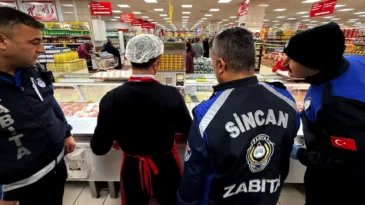 Sincan’da yeni yılın ilk denetimi gerçekleştirildi
