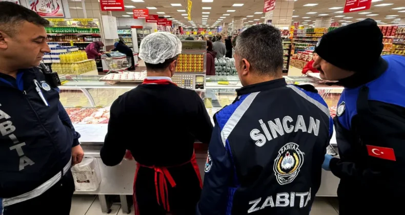 Sincan’da yeni yılın ilk denetimi gerçekleştirildi