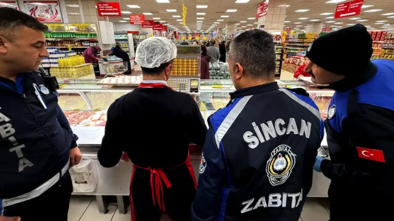 Sincan’da yeni yılın ilk denetimi gerçekleştirildi