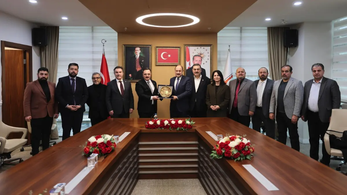 Türk İnternet Medya Birliği (TİMBİR) heyeti, Şanlıurfa Büyükşehir Belediye Başkanı