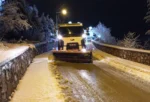 Tokat karla mücadelede tüm ekipleriyle sahada