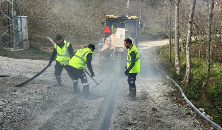 Trabzon Arsin’de içme suyu altyapısı tamamlandı