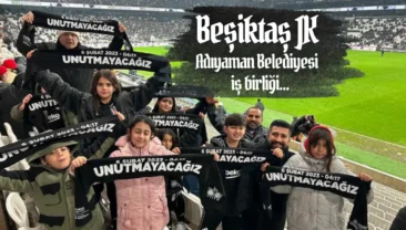 Adıyamanlı depremzede çocuklar Beşiktaş’a misafir oldu