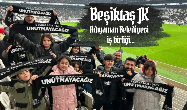Adıyamanlı depremzede çocuklar Beşiktaş’a misafir oldu