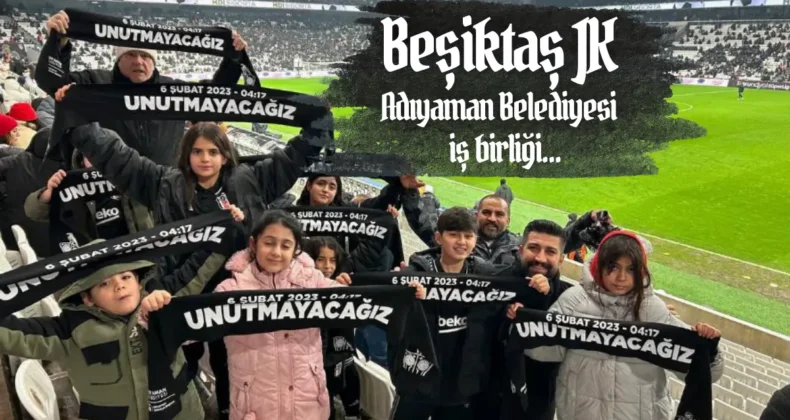 Adıyamanlı depremzede çocuklar Beşiktaş’a misafir oldu