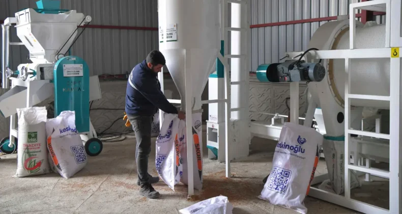 Ankara Polatlı’da Tohum Eleme ve Yem Ezme Tesisi açıldı