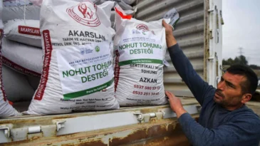 Ankara’da üreticiye 1 milyon 500 bin kilogram nohut tohumu desteği