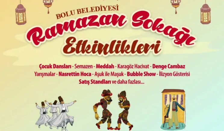 Bolu’da etkinlikler Ramazan Çadırı’nda gerçekleştirilecek
