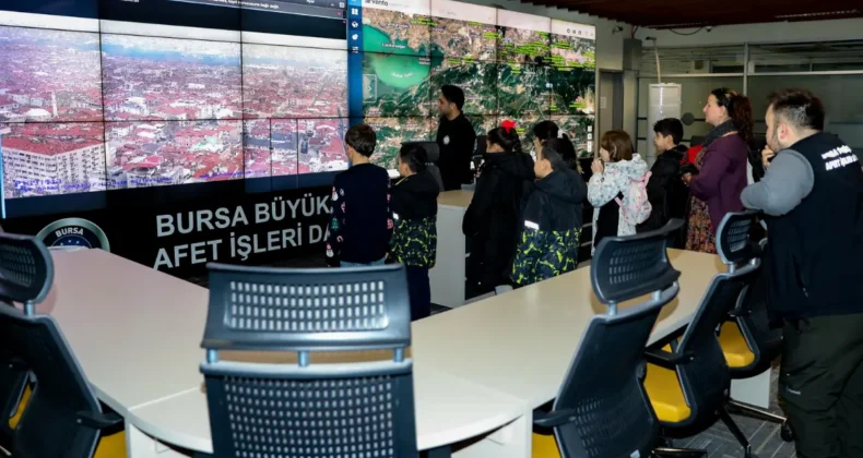 Bursa’da çocuklara afetlere karşı bilinçlendirme eğitimi verildi