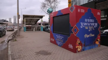 Bursa’da iftara yetişemeyen vatandaşa iftariyelik desteği