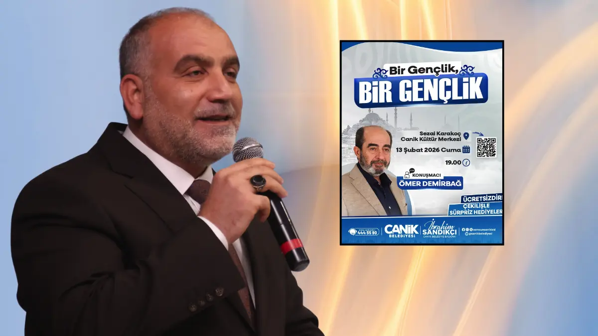 Canik Belediyesi, ‘Bir Gençlik, Bir Gençlik’ adlı konferans programıyla Akademisyen,