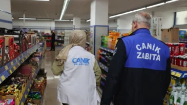 Canik’te ramazan denetimi: Marketler mercek altında