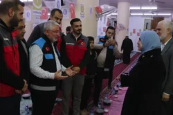 Çorum Belediyesi Suriye’de iftar sofrası kurdu