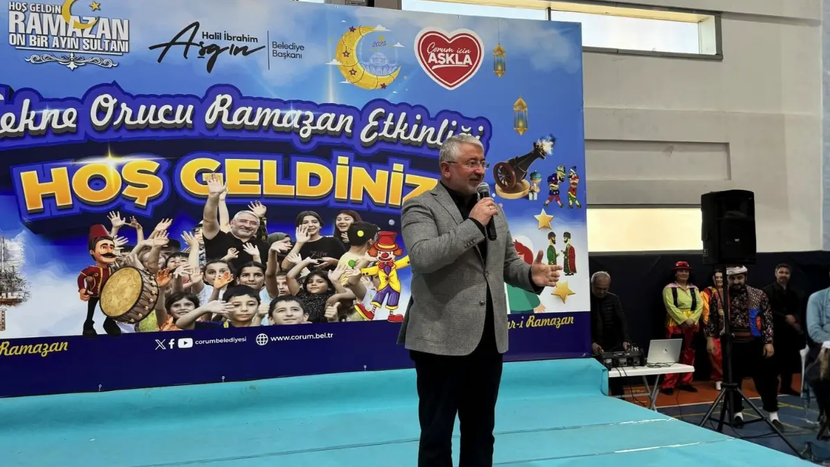 Çorum Belediyesi, Ramazan ayının manevi iklimini çocuklara sevdirmek amacıyla Atatürk