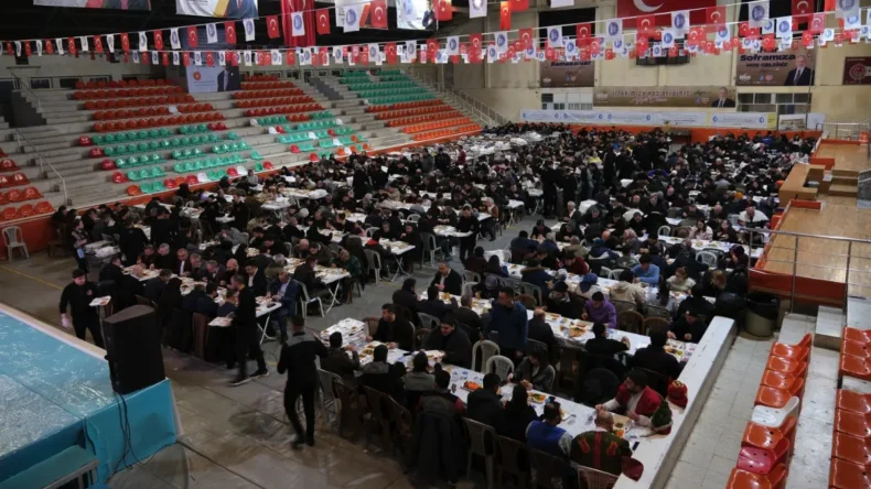 Çorum’da ilk iftar sofrası kuruldu