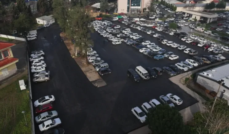 Manisa’da hastane otoparkı yenilendi