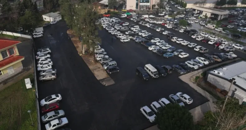 Manisa’da hastane otoparkı yenilendi