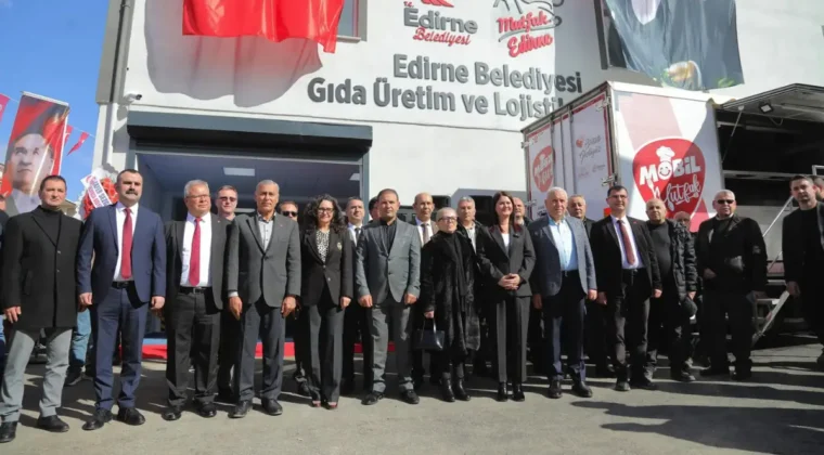 Günlük 15 bin kişi kapasiteli Mutfak Edirne hizmete açıldı