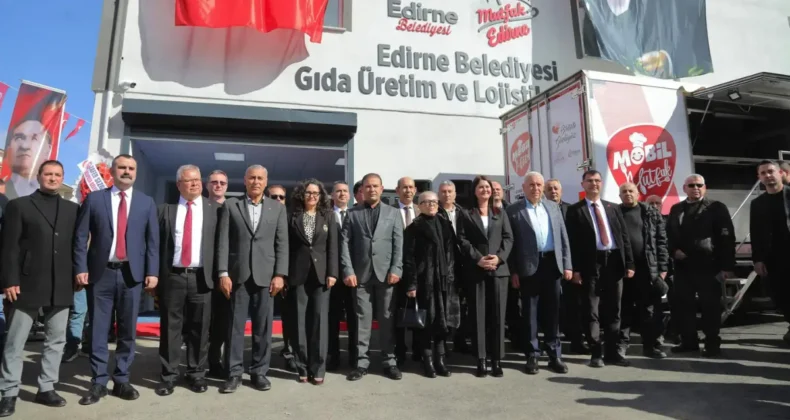 Günlük 15 bin kişi kapasiteli Mutfak Edirne hizmete açıldı