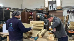 Ordu Büyükşehir park ve bahçe mobilyalarını kendi üretiyor