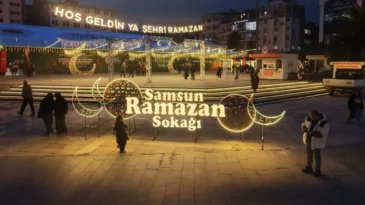 Samsun’da Ramazan Sokağı’na yoğun ilgi