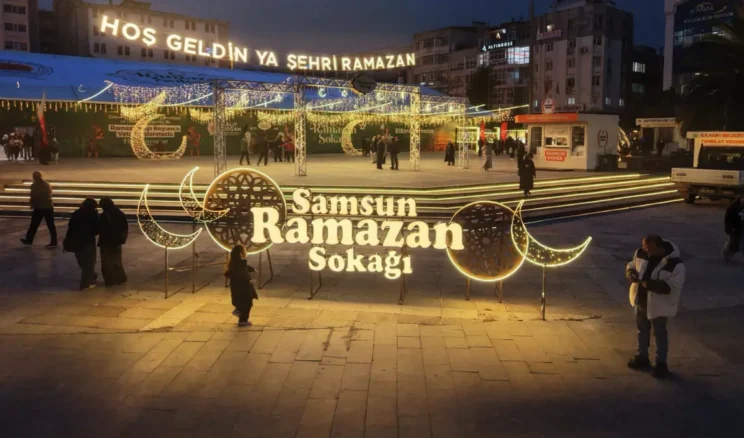 Samsun’da Ramazan Sokağı’na yoğun ilgi