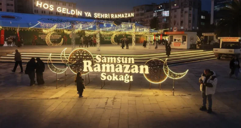 Samsun’da Ramazan Sokağı’na yoğun ilgi