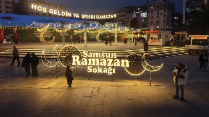 Samsun’da Ramazan Sokağı’na yoğun ilgi