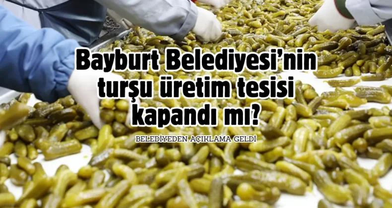 Bayburt Belediyesi’nden yazılı açıklama yapıldı