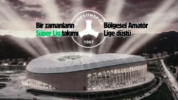 Bir zamanların Süper Lig takımı Giresunspor artık amatörde!