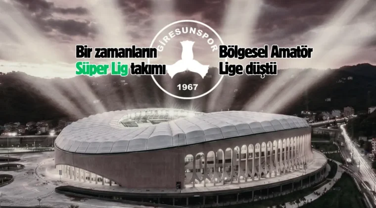 Bir zamanların Süper Lig takımı Giresunspor artık amatörde!