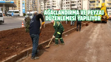 Diyarbakır’da Selahattin Eyyubi Bulvarı yenileniyor
