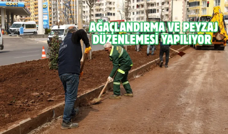 Diyarbakır’da Selahattin Eyyubi Bulvarı yenileniyor