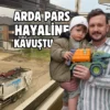 Düzce’de çöp kamyonu hayranı Arda Pars’a sürpriz yapıldı