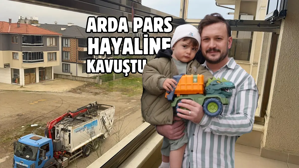 Düzce’de evinin önünden geçen çöp kamyonu görebilmek için her gün