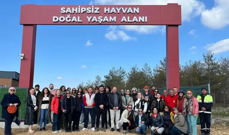 Edirne’de hayvanseverler yeni kurulan barınağı inceledi