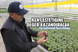 Elazığ Belediyesi’nden Cip Jeotermal Sera Sahası’nda örnek üretim