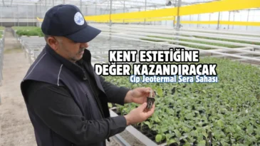 Elazığ Belediyesi’nden Cip Jeotermal Sera Sahası’nda örnek üretim