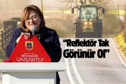 Gaziantepli çiftçiye reflektör dağıtımı! 10 bin dağıtım yapılacak…