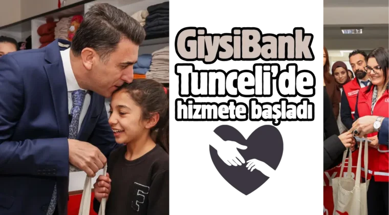GiysiBank, Tunceli’de hizmete başladı