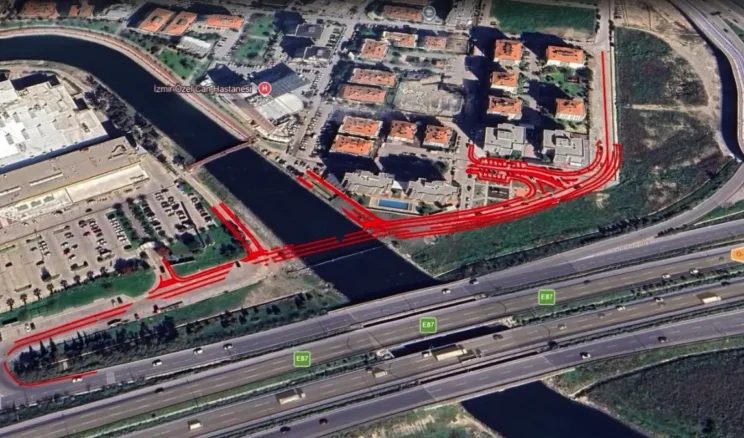 İzmir’de trafiği rahatlatacak projede çalışmalar hızla sürüyor
