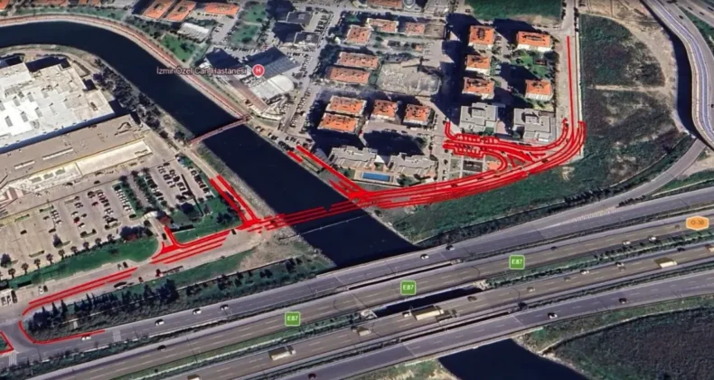 İzmir’de trafiği rahatlatacak projede çalışmalar hızla sürüyor