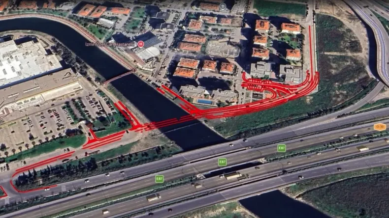 İzmir’de trafiği rahatlatacak projede çalışmalar hızla sürüyor