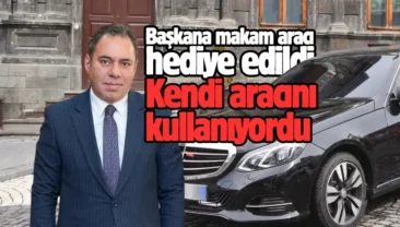 Can Azerbaycan’dan Başkan Senger’e makam aracı hediyesi